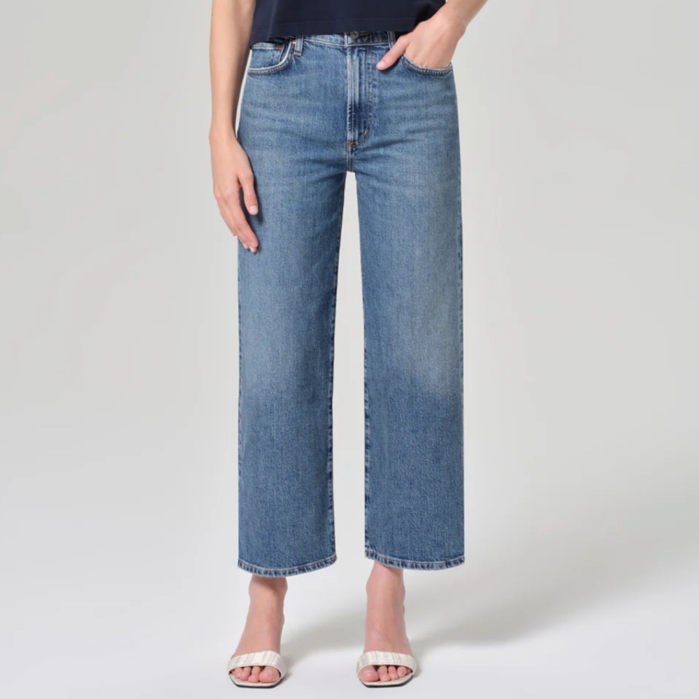 Agolde Harper Crop Jean in Moor Size 28